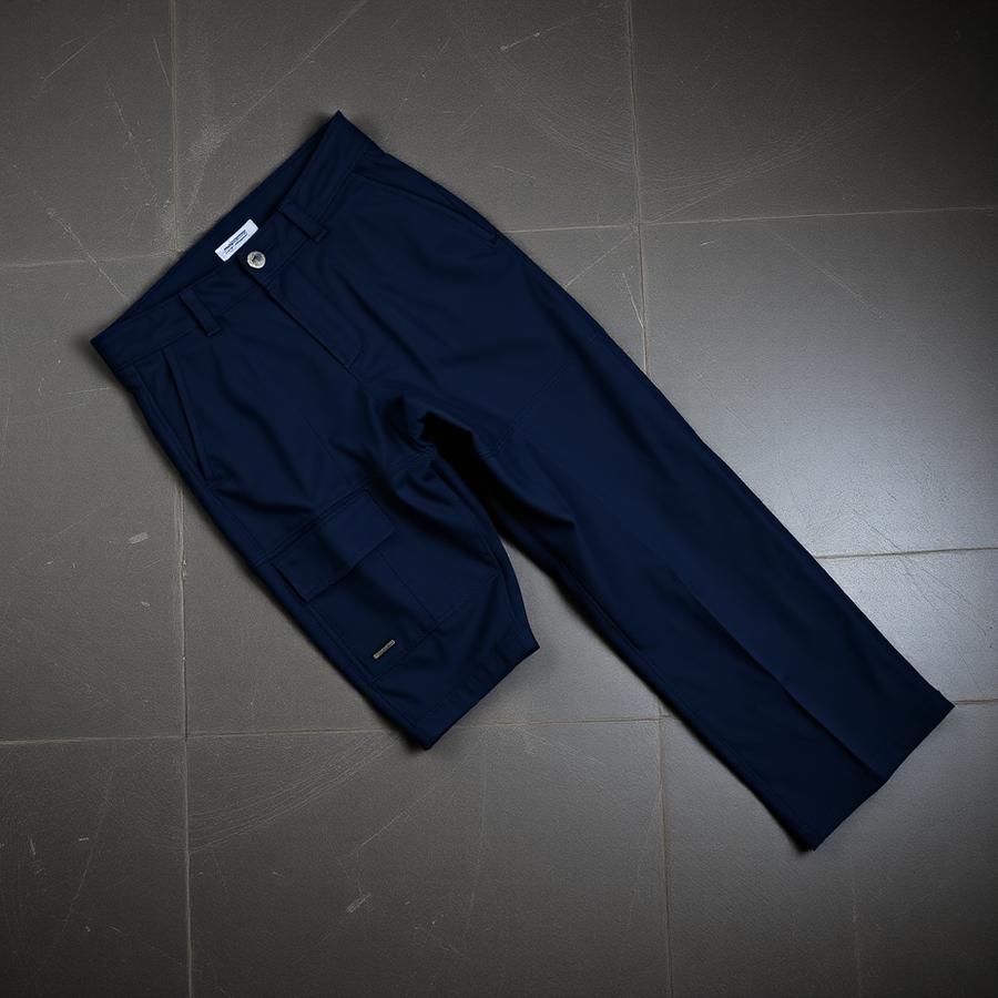 Calça de Brim para Trabalho Pesado — Cinza
